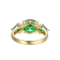Green Cubic Zirconia 18k Yellow Gold Over Sterling Silver May Birthstone
Ring 5.08ctw