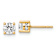 14K Yellow Gold Lab Grown Diamond Fashion Earrings