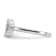 Rhodium Over 14K White Gold Lab Grown Diamond VS/SI GH, Initial D
Adjustable Ring