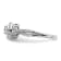 Rhodium Over 14K White Gold Eternal Promise Lab Grown Diamond Halo
Complete Ring 0.554ctw