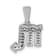 Rhodium Over 14K White Gold Diamond Scorpio Zodiac Pendant