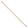 10k Yellow Gold and 10k White Gold Diamond Link Bracelet