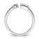 Rhodium Over 14K White Gold Lab Grown Diamond VS/SI GH, Initial E
Adjustable Ring