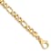 10k Yellow Gold 8.5mm Hand Polished Fancy Franco Link Bracelet