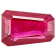 Ruby 8.21xmm Trapezoid 2.02ct