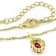 Lab Created Ruby Leo Birthstone Pendant
