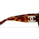 Chanel Havana Brown Frame "CC" Logo / Gray Brown Lenses Sunglasses