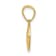 14K Yellow Gold San Benito 2 Sided Round Small Pendant