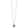 Rhodium Over Sterling Silver Polished Necklace and Earring Set with
Tahitian Pearls and CZ.
