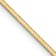 14K Yellow Gold 1mm Octagonal Snake Chain Necklace