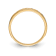 14K Yellow Gold AA Quality Ladies Wedding Band 0.05ctw