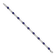 Rhodium Over 14k White Gold Diamond and Sapphire Bracelet