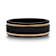 BAROQUE Black Titanium Diamond Pattern Brushed Finish Men’s Wedding Ring
with Milgrain Grooves 8mm