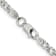 Sterling Silver 4.25mm 6 Side Diamond-cut Flat Double Curb Chain Necklace