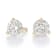 Certified White Lab-Grown Diamond H-I SI 14k Yellow Gold Martini Stud
Earrings 1.50ctw