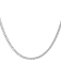 Sterling Silver 4.6mm Curb Chain Necklace