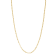 14K Yellow Gold Over Sterling Silver 1.9mm Rolo Chain Necklace