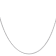 Sterling Silver 2.05mm Thin Curb Chain Necklace