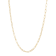 14K Yellow Gold Over Sterling Silver 4mm Paperclip Chain Necklace