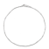 Sterling Silver 2.3mm Rosary Snake Chain Anklet