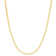14K Yellow Gold Over Sterling Silver 1.66mm Snake Chain Necklace