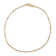 14K Yellow Gold Over Sterling Silver 2.3mm Rosary Snake Chain Anklet