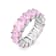 The Colored Cubic Zirconia Ring- Sterling Silver, Pink