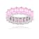 The Colored Cubic Zirconia Ring- Sterling Silver, Pink