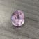 Platinum 14.15 Carat Oval Pink Natural No Heat Sapphire and Diamond Ring