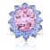 Platinum 14.15 Carat Oval Pink Natural No Heat Sapphire and Diamond Ring