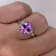 3.57ctw Oval Pink Sapphire and Diamond Ring