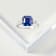 Square Blue Sapphire and Diamond Platinum Ring 6.23ctw