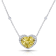 12.31 Carat Heart Shaped Yellow Sapphire Pendant