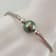 11.5mm Natural Color Super Peacock AAA1 Near-Round Tahitian Cultured
Pearl Bracelet