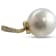 Flawless Round 15.5mm White Australian South Sea Cultured Pearl &
Diamond Pendant 18k Gold