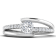 0.41ctw Round White Diamond Bypass Multi-Row Ring in 14KT White Gold