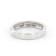 14K White Gold and Diamond Stackable Band
