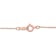 Diamond 0.25Ctw 10k Rose Gold Cross Pendant With Chain