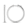 Diamond 0.50Ctw 10k White Gold Earrings