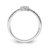 Sterling Silver Diamond 0.20Ctw Ring