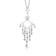 Diamond 0.10Ctw Sterling Silver Pendant With Chain
