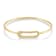 10K Yellow Gold Diamond Bangle Bracelet 0.33ctw