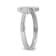 Sterling Silver Diamond 0.33Ctw Ring