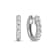 Diamond 0.20Ctw 10k White Gold Earrings