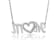 Diamond 0.16Ctw Sterling Silver Pendant With Chain