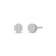 Diamond 0.75Ctw 10k White Gold Earrings