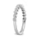10K White Gold Diamond Ring 0.05Ctw