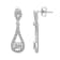Diamond 0.75Ctw 10k White Gold Earrings