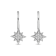 Diamond 0.10Ctw Sterling Silver Earring