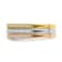 10K Tri-color Gold Diamond Ring 0.33Ctw
